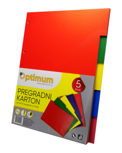 PREGRADNI KARTON A4 1/50 COLOR 20753 OPTIMUM 250gr