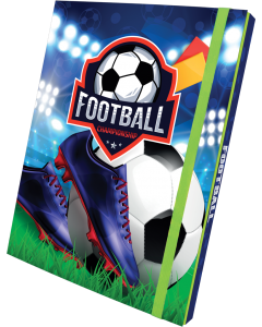 FASCIKLA SA GUMOM A4 3D BOX FOOTBALL