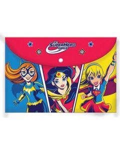 FASCIKLA A4 DUGME 1/10 504914 SUPER HERO GIRLS