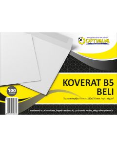 KOVERAT B5 BELI 1/100 SLEEP SAMOLEPIV *SR