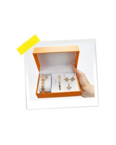 SET NAKITA OP24438 sat ogrlica narukvica minđuše zlatni WY