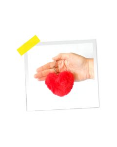 PRIVEZAK ZA KLJUČEVE SRCE PLIŠ 10 boja OP24002 WY 