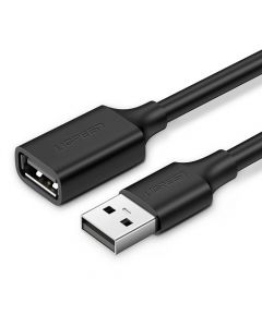 KABL USB UGREEN US103 USB-A MUŠKI NA USB-A ŽENSKI PRODUŽNI CRNI 2M