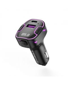 FM TRANSMITTER SA PUNJAČEM ZA AUTO XO XO-BCC12 FM BLUETOOTH MP3 PLAY USB-A + USB-C