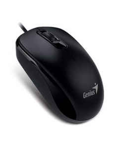 MIŠ KOMPJUTERSKI GENIUS DX-110 CRNI OPTIČKI ŽIČNI USB
