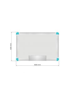 BELA TABLA 40X60 MAGNETNA ALU RAM