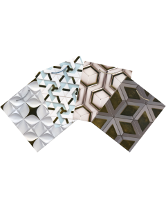 KESA UKRASNA L 26X32X10 OP2342 GEOMETRJSKI OBLICI WY