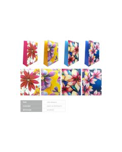 KESA UKRASNA XL 31X40X12CM OP23092 VELIKO ŠARENO CVEĆE WY #