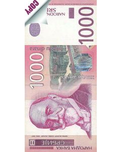 Notes "1000 dinara"