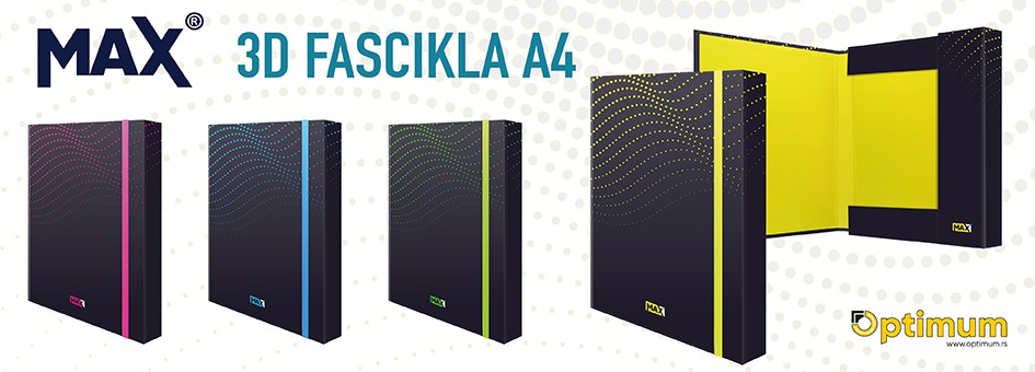 MAX 3D box fascikla A4